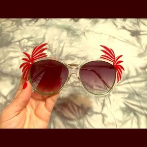 Vintage palm sunglasses women’s